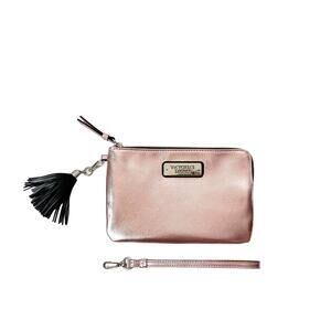 Victoria’s Secret Metallic Pink Wristlet
